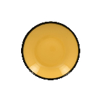 Тарелка-салатник RAK Porcelain LEA Yellow 260 мм, высота 50 мм, 1,2 л (желтый цвет) LEBUBC26NY
