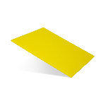Доска разделочная 350х260х8 желтая пластик 