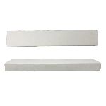 Блюдо прямоугольное White Matt Panasia 430х70 мм h35 мм P.L. Proff Cuisine ZA0599-17-FR