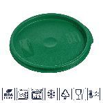 Крышка для контейнера для прод. круг. d=180 мм. зеленая, п/п Gastroplast /1/12/ ТП