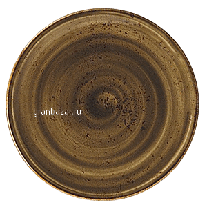 Тарелка д/пасты «Крафт»; фарфор; 320мл; D=270,H=53мм; коричнев. Steelite 1132 0372