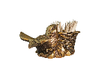Держатель для зубочисток Птичка Терра бронзового цвета Bogacho 72025/бронзовый