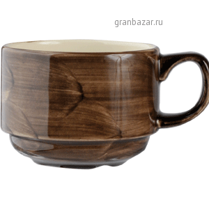 Чашка кофейная «Пепперкорн»; фарфор; 170мл; D=7.5,H=5.8,L=10.5см; коричнев.,бежев. Steelite 1542 A230