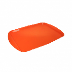 Поднос столовый 490х360мм оранжевый полипропилен особо прочный Luxstahl 560т