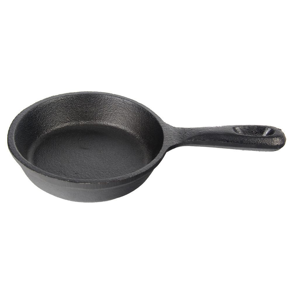 Сковорода порционная круглая с ручкой d 100 мм, чугун, P.L. Proff Cuisine 70М2S-10 (кор=40шт)
