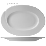 Блюдо овальное «Атлантис»; фарфор; H=3,L=33,B=23см; белый Lilien Austria ATL3032