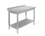 Стол универсальный Luxstahl СПУ-16/7 со сплошной полкой нерж.