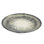Тарелка круглая борт вертикальный d=270 мм., плоская, фарфор цвет корич.комб., Silence Gural Porcelain GBSBLB27DUR822