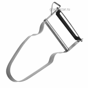Нож д/чистки овощей; сталь; L=11,B=6.5см; металлич. Paderno 42589-00