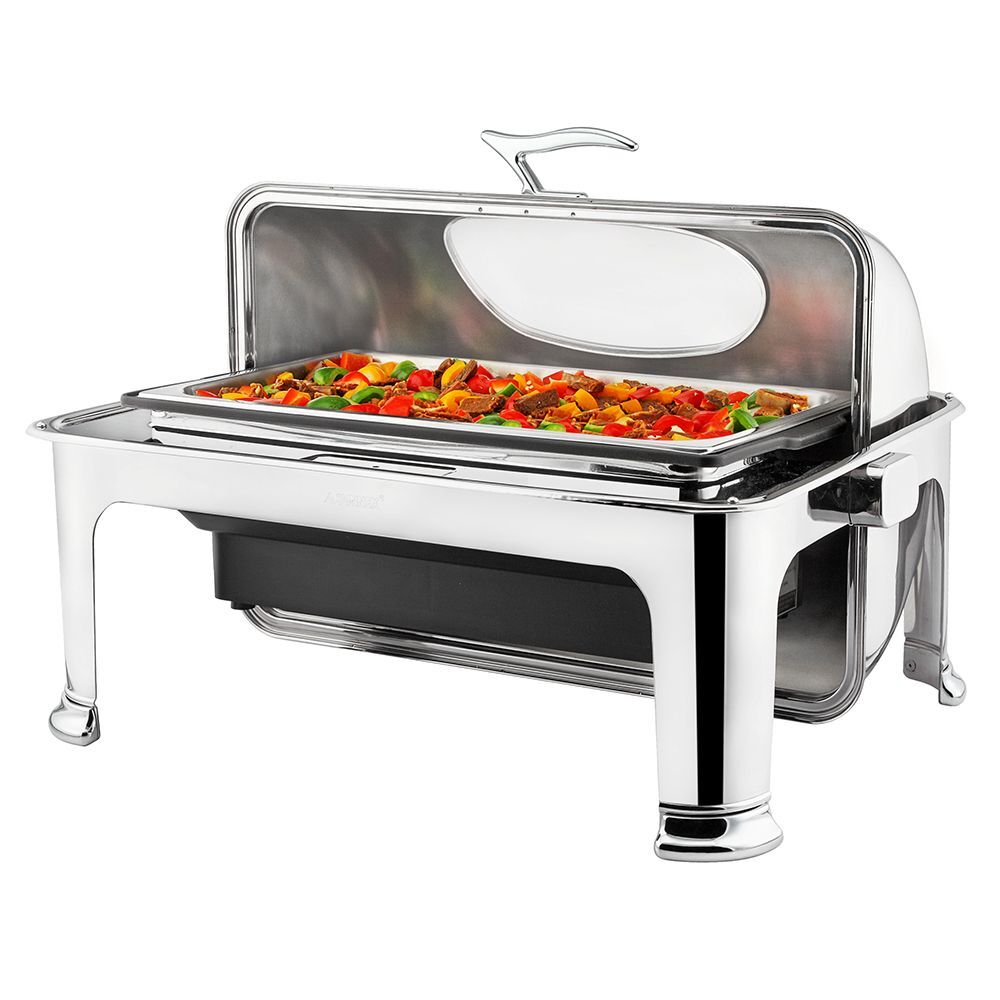 Мармит электрический 8,5 л, 1/1*65 с откидной Roll-top крышкой и окном нерж. Sunnex W01-10111
