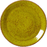 Тарелка мелкая «Крафт Эппл»; фарфор; D=250мм, H=20мм; желто-зел. Steelite 1211 0566
