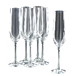 Набор бокалов для шампанского «Виола», 190 мл, 6 шт Bohemia Crystal