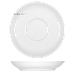 Блюдце «Бонн»; фарфор; D=14см; белый Bauscher 54 6920