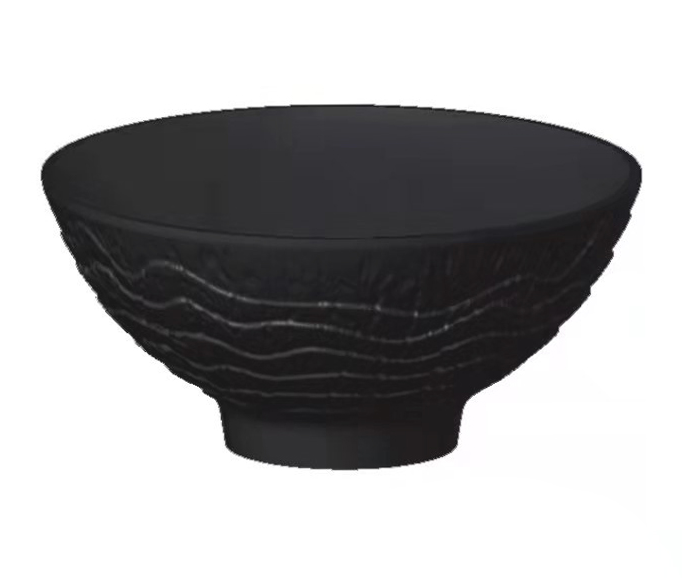 Салатник 270 мл d 130 мм h 60 мм Black Raw Wood P.L. Proff Cuisine 52939