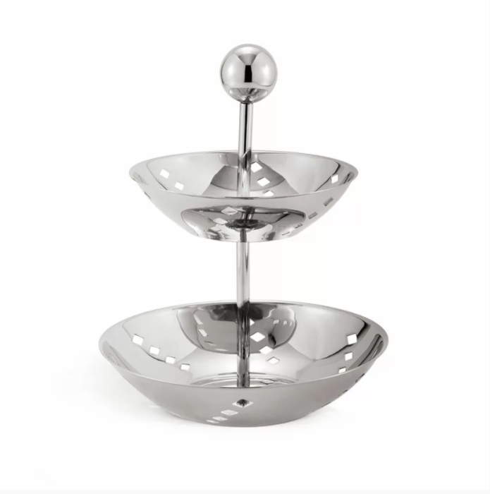 Этажерка 2-х ярусная d=160/200 мм h=250 мм нерж. сталь P.L. Proff Cuisine