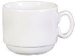 Чашка чайная "Экспресс" 220мл белая фарфор d=79мм h=65мм ДФЗ 6С0140
