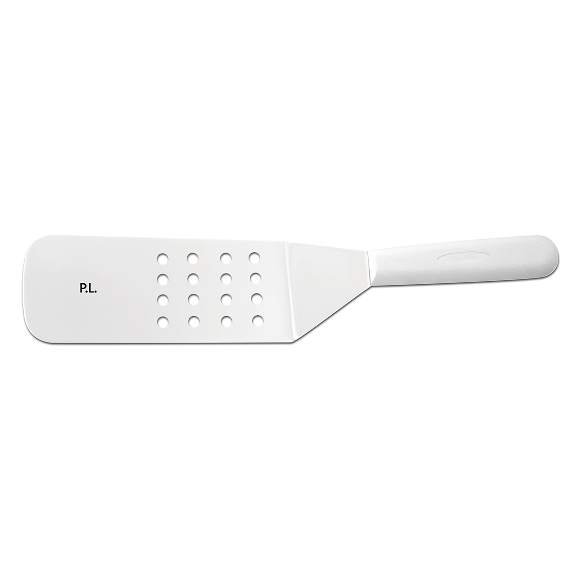 Лопатка Proff Chef Line 185х75 мм 360 мм перфорированная нерж. с пласт. ручкой черная P.L. Proff Cuisine GS-10302-200H-BK101-RE-PL