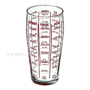Мерный стакан; стекло; 600мл; D=8,H=16см; прозр. MATFER 553295