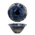 Салатник Dark Purple Northern Blue Flower Frutti di Mare 925 мл d 195х60 мм h90 мм P.L. Proff Cuisine QB23171006