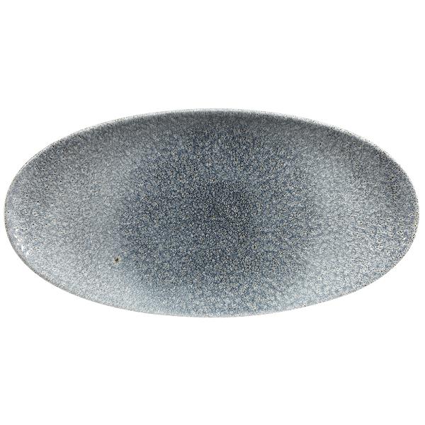 Блюдо овальное CHEFS без борта Studio Prints Raku 347х173мм Topaz Blue Churchill RKTBOV351