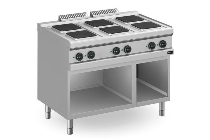 Плита 6 конфорочная 700 сер. APACH APRE-117P/PL