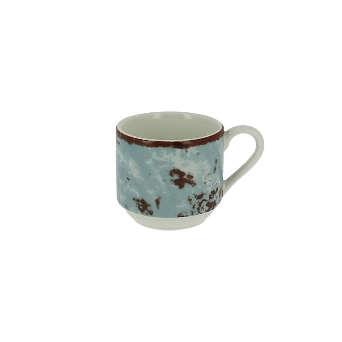 Чашка для эспрессо RAK Porcelain Peppery 90 мл штабелируемая, голубой цвет BACU09PBL
