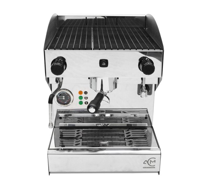 Кофемашина полуавтоматическая с 1 группой под высокие чашки ACM Rounder 1 GR INOX (ACMRD001SIX)+high cup