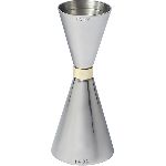 Джиггер «Пробар Премиум Солар» 25/50 мл сталь нерж. D=40/48, H=117мм серебрист. Probar Premium MBJ002RS