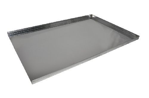 Противень 600х400 мм. h=20 мм. (3 борта) нерж. 0,8мм MGsteel /1/