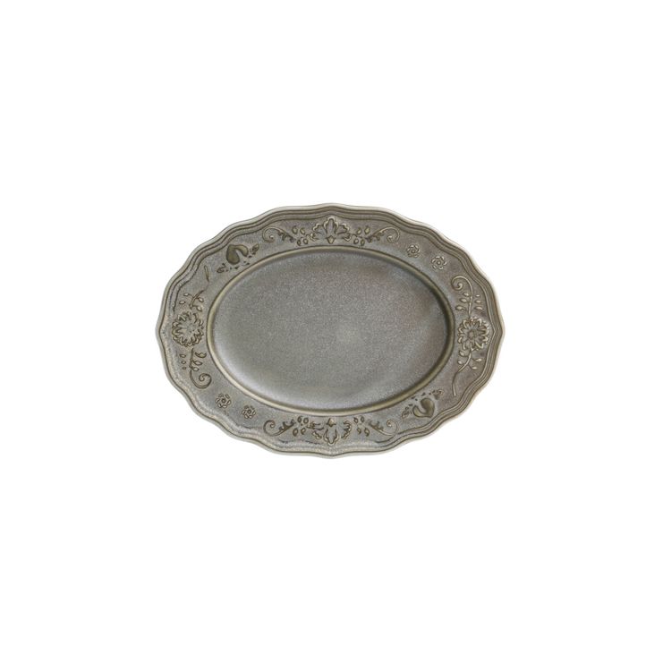 Блюдо овальное Ardena 190х140 мм. зеленый, волнистый край Bonna /1/6/ ARDGR19OV