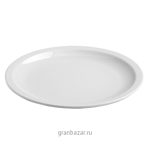 Тарелка мелкая «Капри»; фарфор; D=26см; белый Tognana CA00026