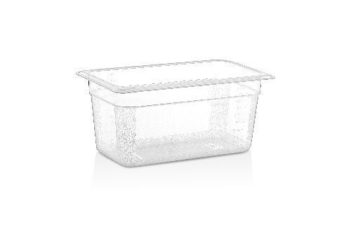 Гастроемкость 1/4 h=100 мм. 2 л. п/п прозрачная /1/24/ Gastroplast GNPP-14100