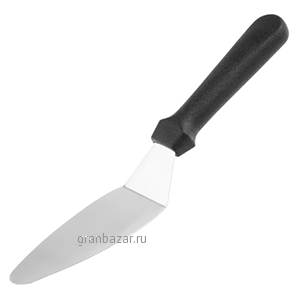 Лопатка кондитерская; сталь нерж.,полиэтилен; L=17,B=7.5см; металлич.,черный APS 88932