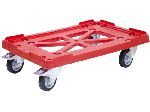 Тележка для ящиков 625х400х175 мм Тара [508-3] красный