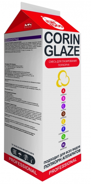 Вкусовая добавка FunFood Corin Glaze банан, 0.8кг.