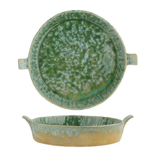 Блюдо для подачи с ручками Green Frutti di Mare 255х227 мм h40 мм 800 мл P.L. Proff Cuisine B23292026-2401C