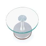 Подставка для торта 300 мм h102 мм вращающ. стекло/металл P.L. Proff Cuisine