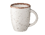 Чашка чайная "Пунто Бьянко"; фарфор; 300 мл; H=105, B=85 мм; белый, черный Борисовская Керамика ФРФ88806551