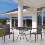 Комплект плетеной мебели из искусственного ротанга T282BNT-W2390/Y282-W52 Brown 2Pcs