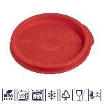 Крышка для контейнера для прод. круг. d=135 мм. красная, п/п Gastroplast /1/12/ ТП