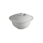 Мисосупница с крышкой LY'S Horeca d=120 мм 400 мл с полями фарфор