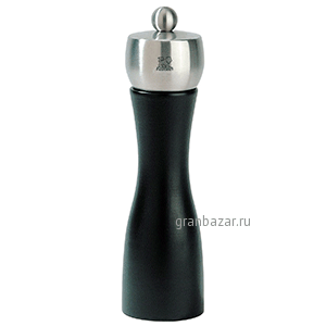 Мельница д/перца мех. метал; дерево,сталь нерж.; H=20см; черный PEUGEOT 17156