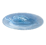 Тарелка мелкая "Аквамарин"; стекло; D=210мм; голуб. Pordamsa XGLAS-0328