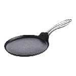 Сковорода для блинов «Уитфорд» алюм. литой, сталь нерж. 0,6 л D=260, H=15 мм черный, металлич. Prohotel AL29