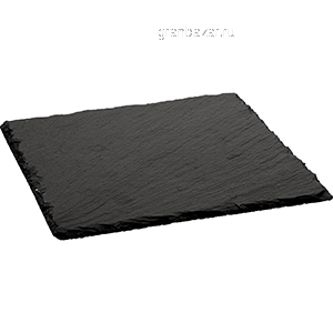 Блюдо д/подачи квадр.; сланец натур.; H=0.5,L=30,B=30см Sunnex MSL3030