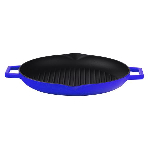 Сковорода-гриль чугун, 2,16 л, d 280 мм, синий LAVA LV Y GT 28 K0 B