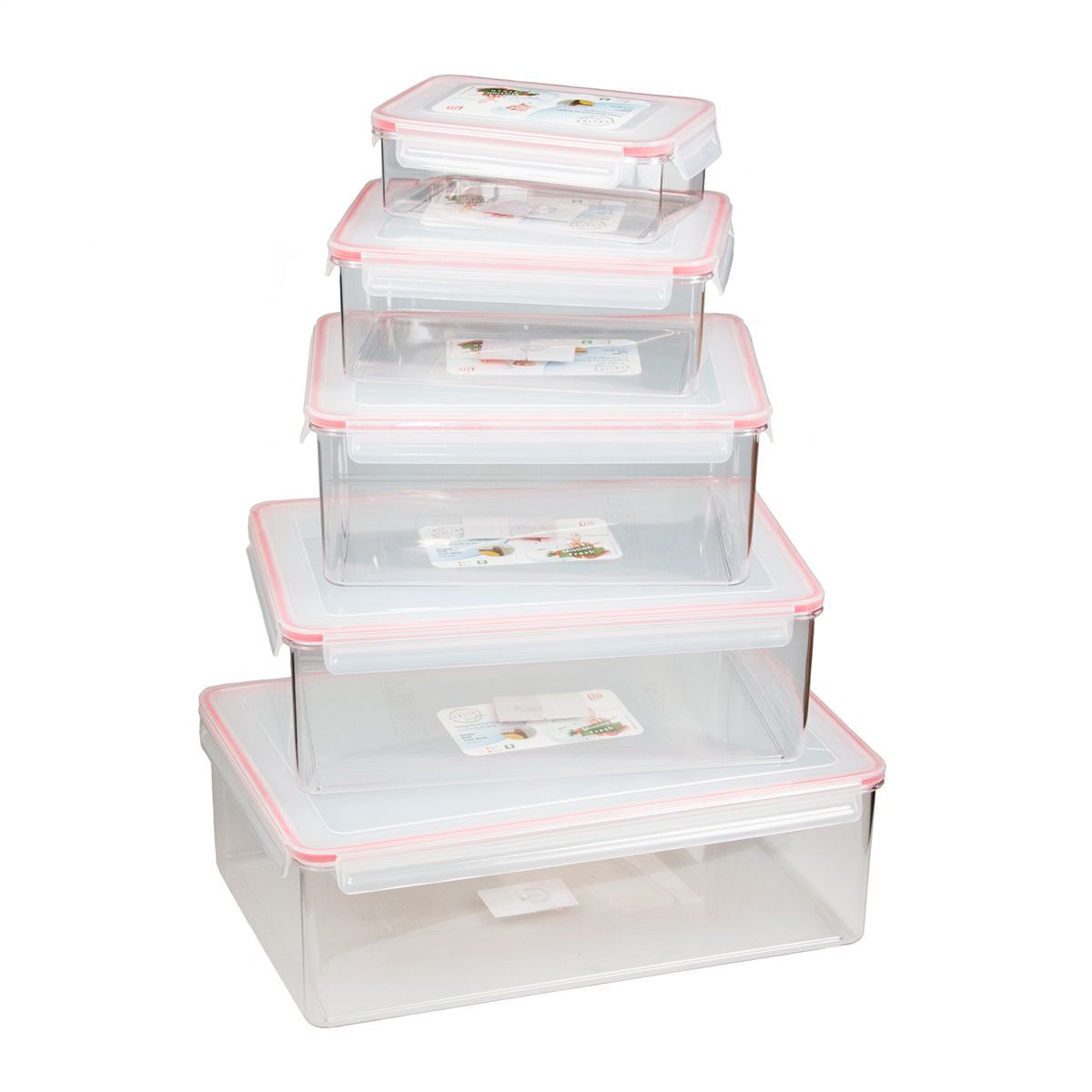 Бокс для хранения продуктов 2,7 л, 260х180х94 мм, пластик, P.L. Proff Cuisine JD-2251C