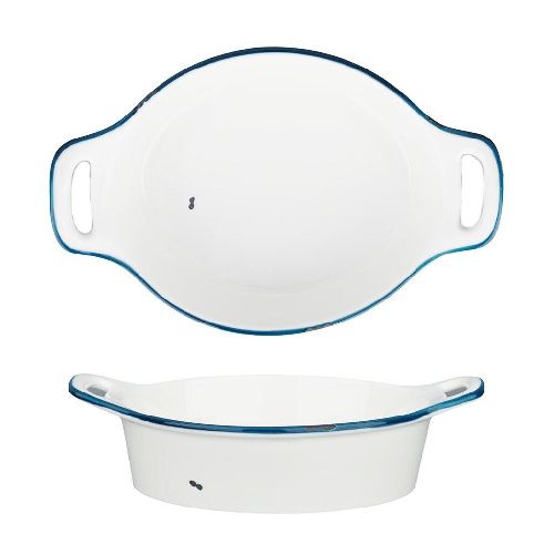 Блюдо овальное с ручками Bakery Fusion 250*161 мм h55 мм 880 мл P.L. Proff Cuisine WM5228925-SH108