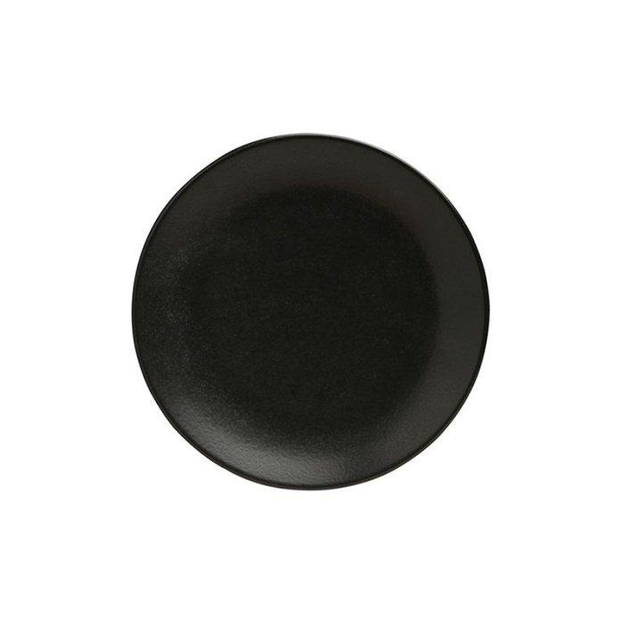 Тарелка мелкая без рима 24 CM Porland 187624 BLACK