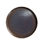 Тарелка мелкая с бортами d 270мм сине-коричневый Corone Terra 10986